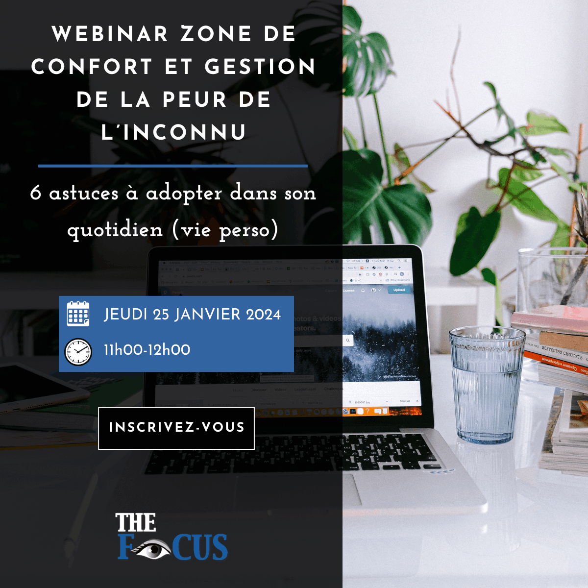 Webinar zone de confort & gestion de la peur de l'inconnu